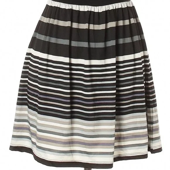 BeBop Black and Gray Striped Mini Apron Dress - Picture 5 of 10